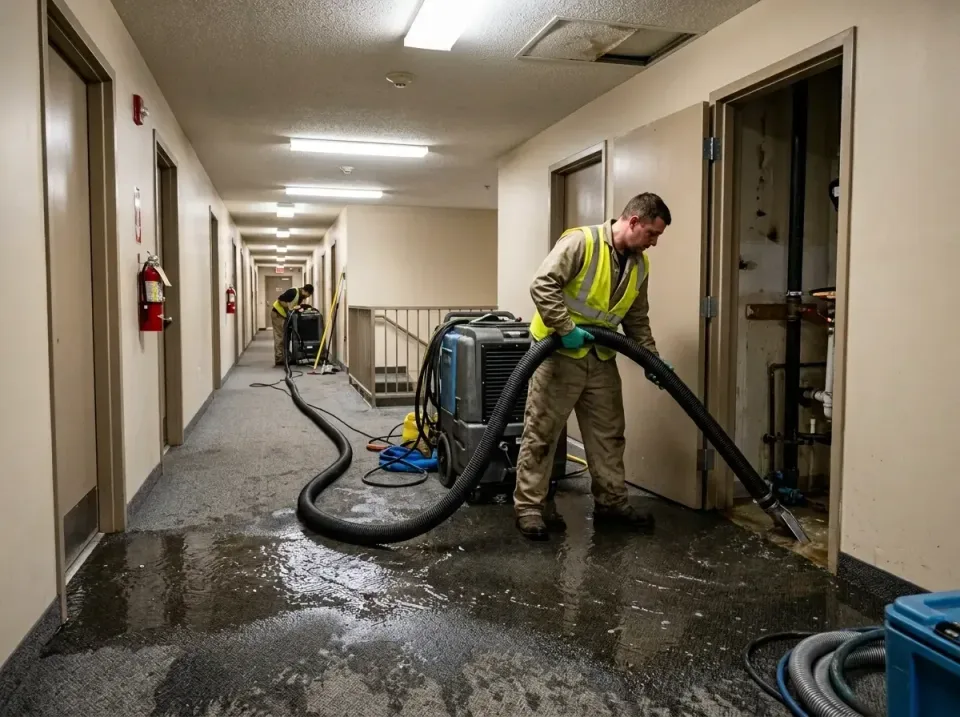 multi-unit-apartment-hallway-f-005 — frequently asked questions, Emergency Burst Pipe Water Extraction & Removal in Evans, GA